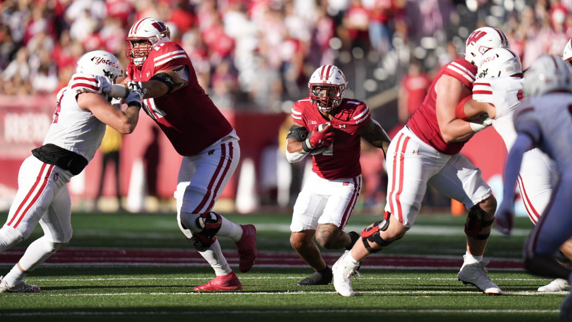 These factors allow Wisconsin's offensive line 'to put on a show'